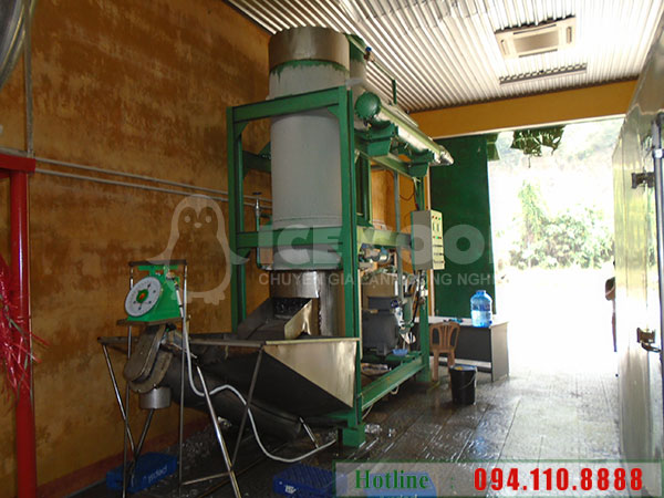 Lắp đặt máy đá viên tại Hương Trà Huế