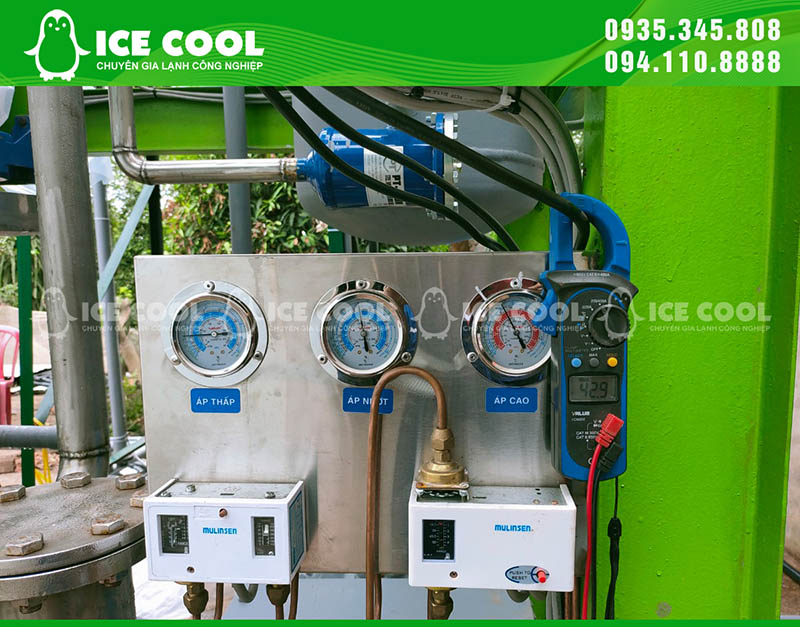 Điều chỉnh thông số ở đồng hồ đo áp phù hợp