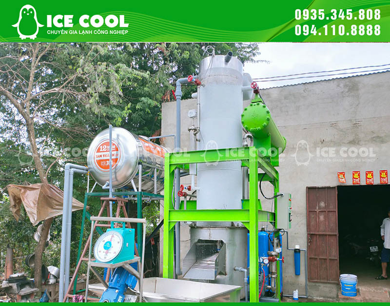 Máy đá viên ICE COOL tiết kiệm điện năng và có màn hình điều khiển HMI hiện đại