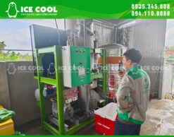 Màn hình điêu khiển cảm ứng HMI của máy đá viên 1 tấn ICE COOL