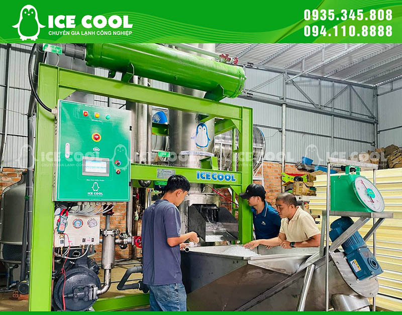 Anh Khánh rất hài lòng với hệ thống máy đá viên ICE COOL
