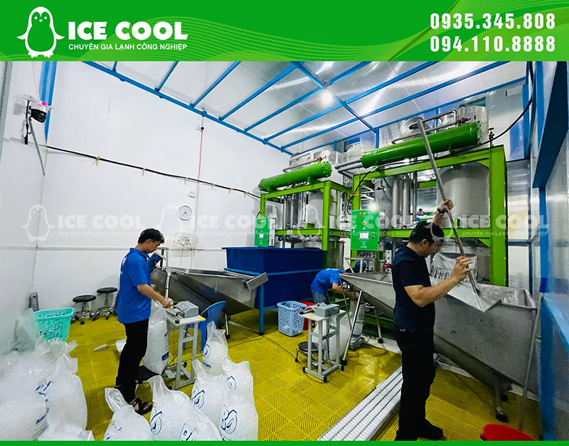 Kế hoạch làm đá cần tính cả thời gian đóng bao, bảo quản và vận chuyển để hạn chế chậm trễ khi giao hàng.