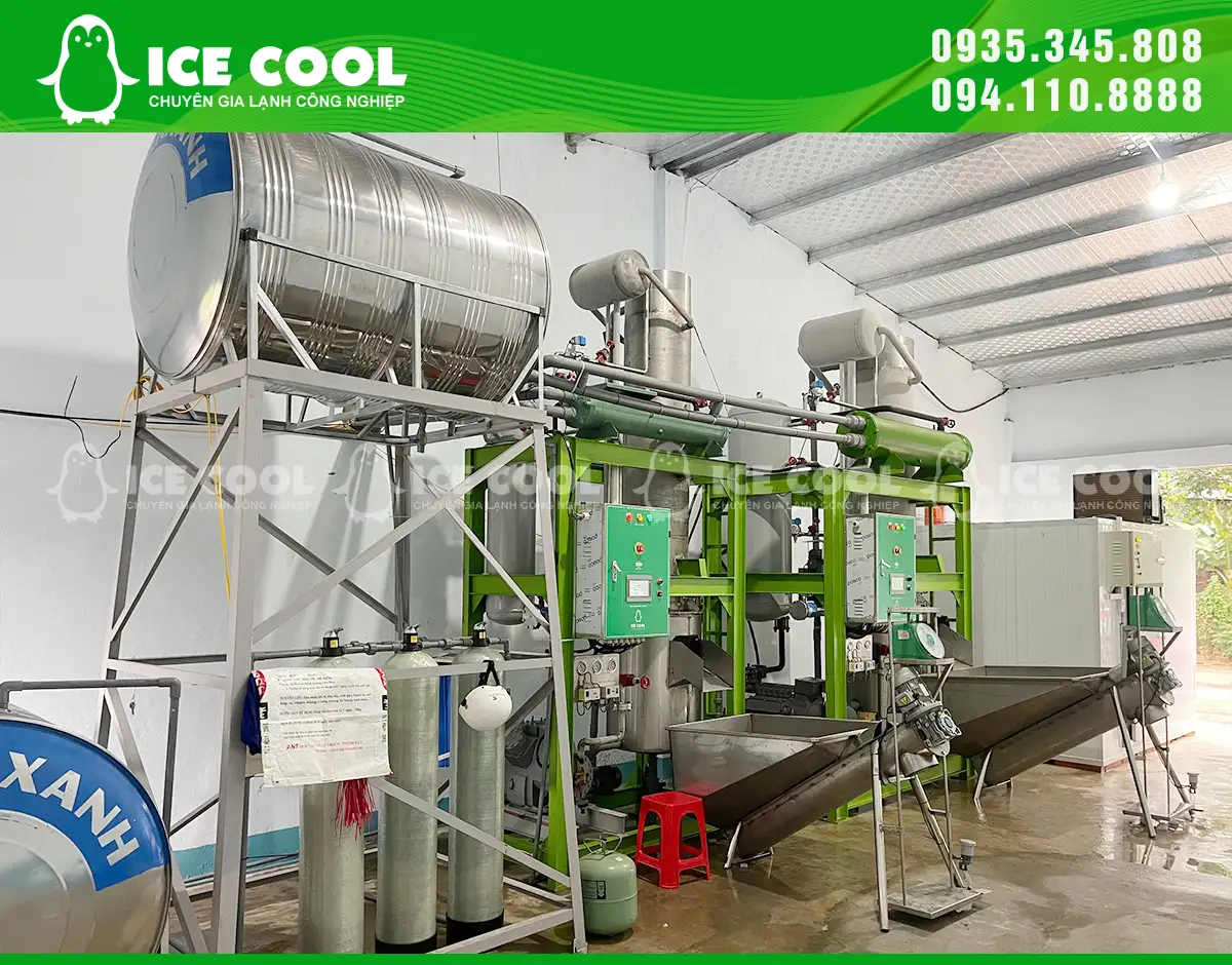 Đá viên chất lượng cần được sản xuất từ nguồn nước sạch, máy móc ổn định và quy trình bảo quản đảm bảo vệ sinh.